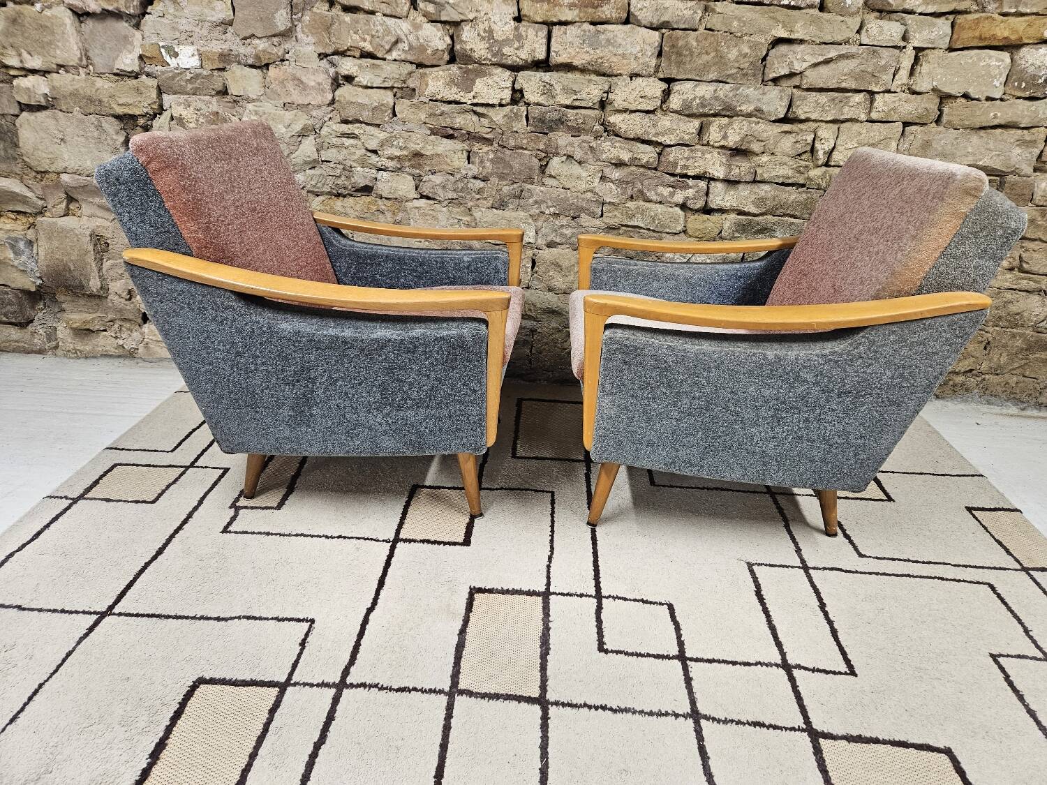 Pair of 1960 armchairs