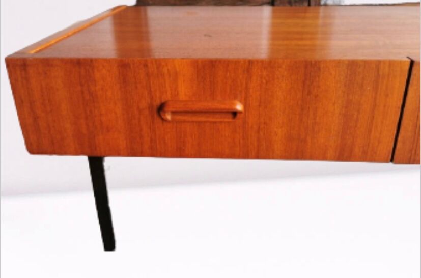 Wooden and metal console table