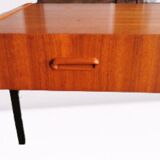 Console furniture in wood and metal
