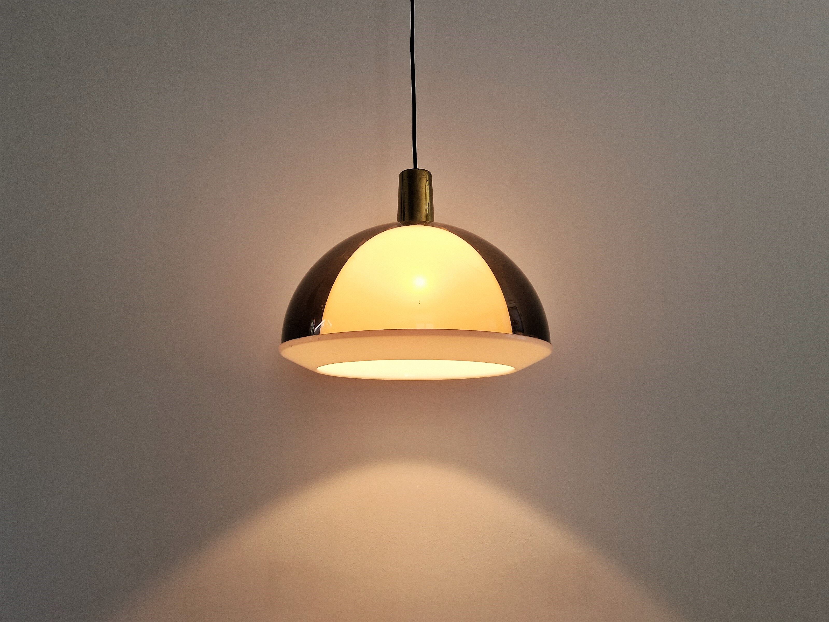 Model 'Kuplat' pendant lamp by Yki Nummi, Finland 1950's