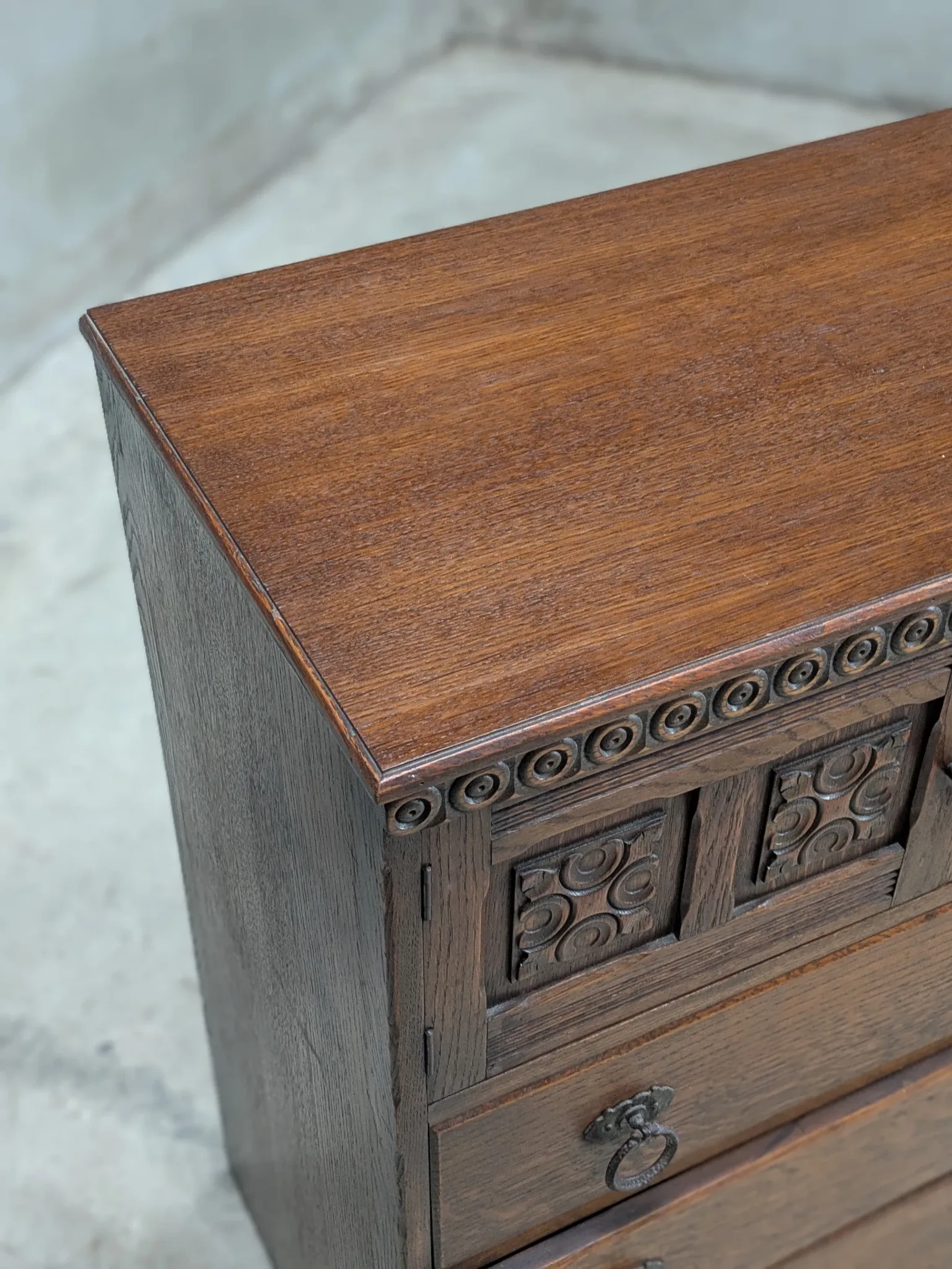 English high chest of drawers