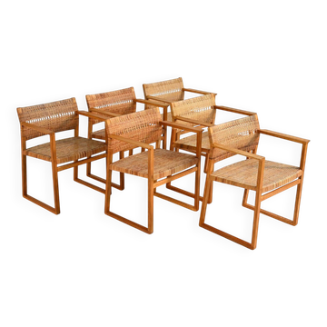 “BM62” Chairs by Børge Mogensen Lauritsen 1950s