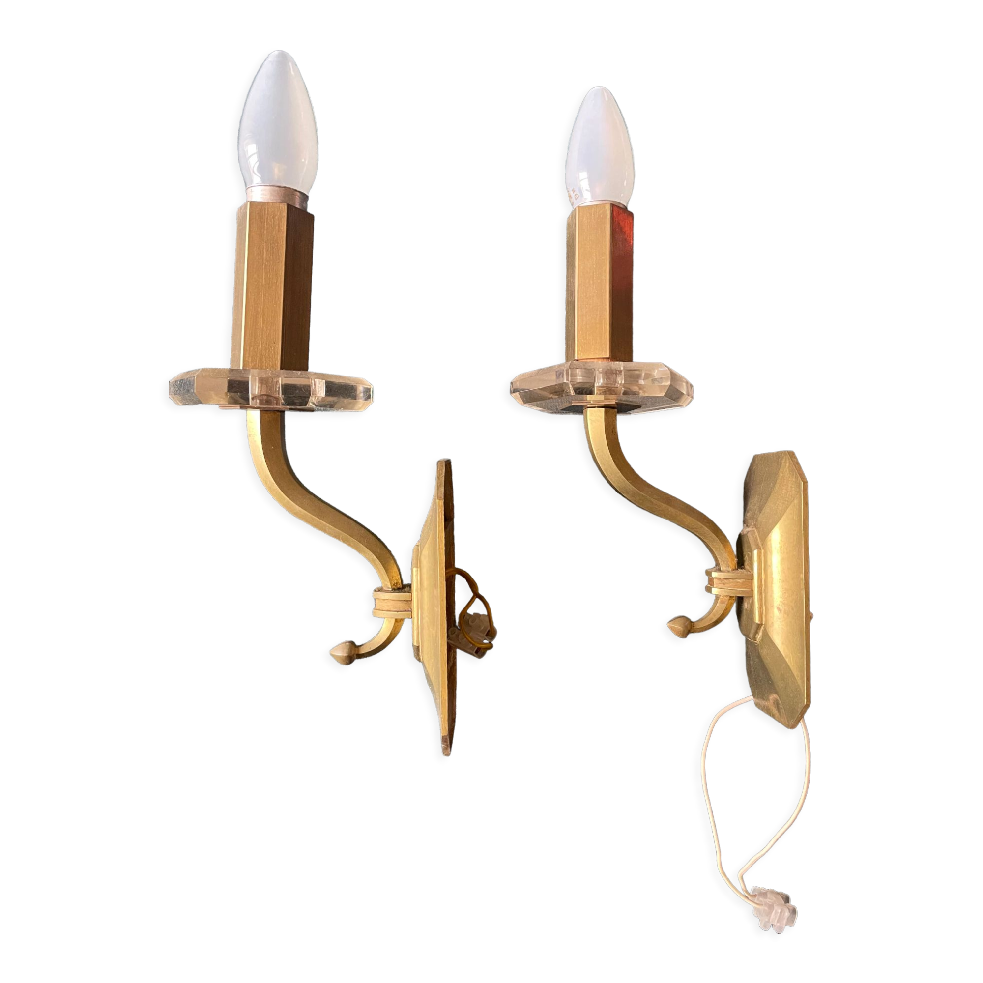 Pair of wall lamps