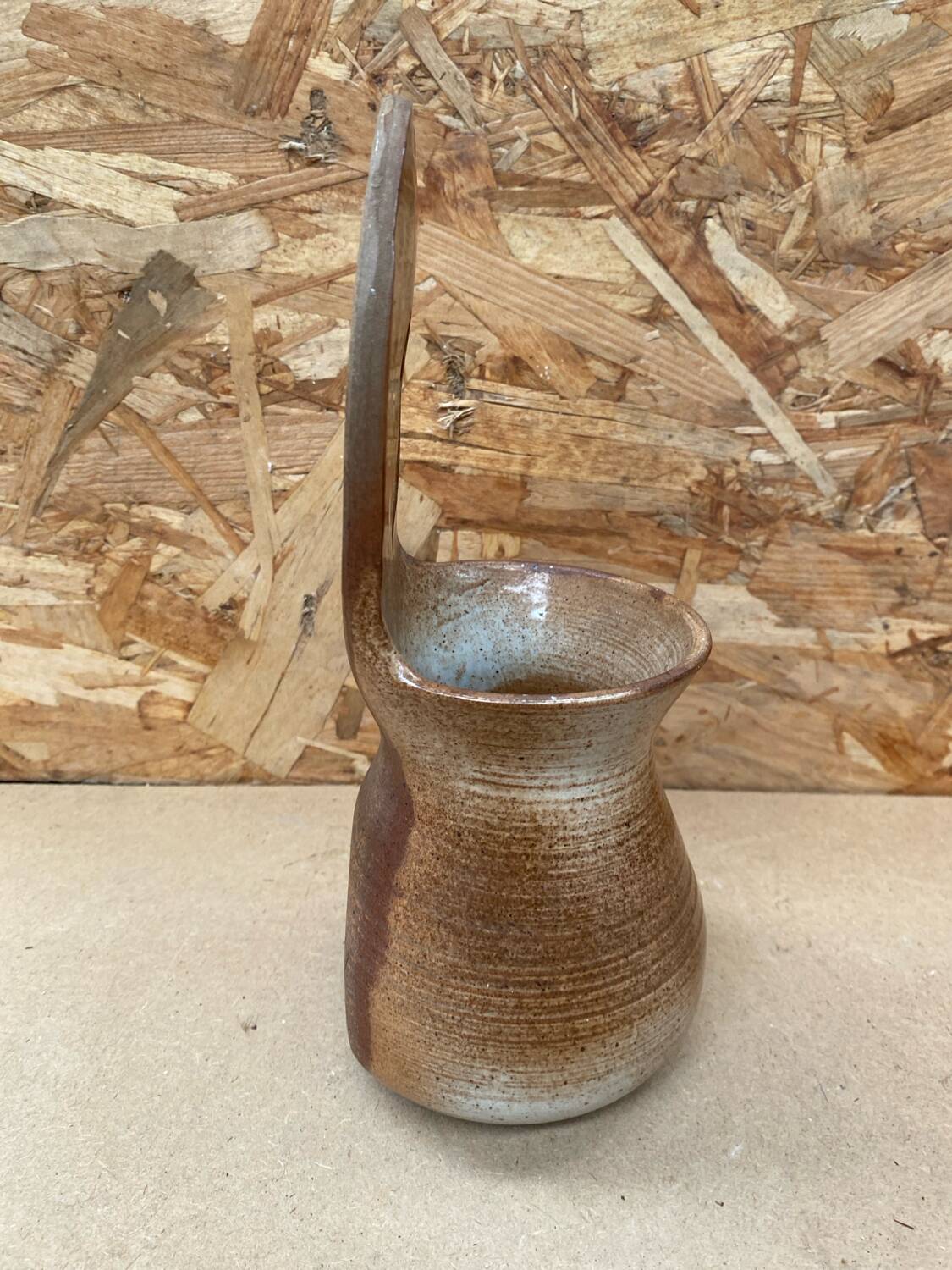 Old dehoux jm wall hanging pot beige sandstone luc en diois