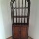 Vintage rattan shelf