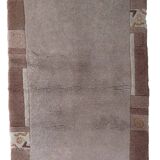 Tapis Vintage Khaden Tibétain en Laine (74cm x 139cm), Années 1970, Éléganc