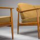 Mid-Century Lounge Chairs and 3-Seater Sofa by Walter Knoll Antimott, 1960