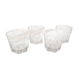 Set 4 whisky glasses 70s
