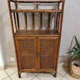 Rattan shelf