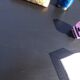 Vintage pine desk, restored