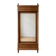 Antique solid wood wardrobe with mirror