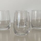 4 crystal whisky glasses by Daum