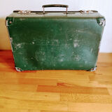 Small green suitcase