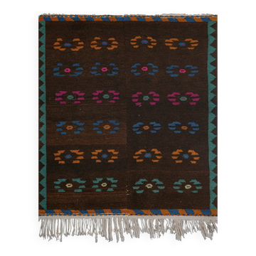 Tapis turc vintage fait main 120x140 cm