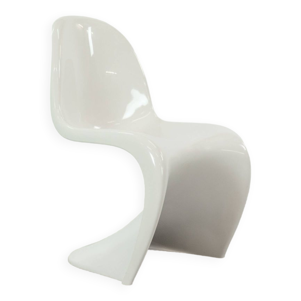 Chaise Panton de Verner Panton pour Herman Miller / Fehlbaum, en blanc ...