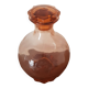 Vintage pink glass liqueur carafe