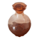 Vintage pink glass liqueur carafe