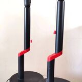 Pair of 80s design Zig Zag lamps