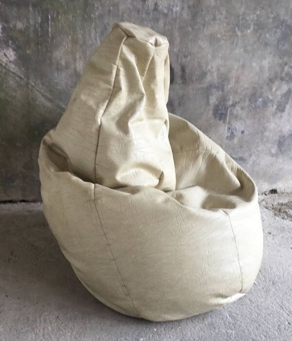 Fauteuil ou pouf en forme de poire - vintage design 1980