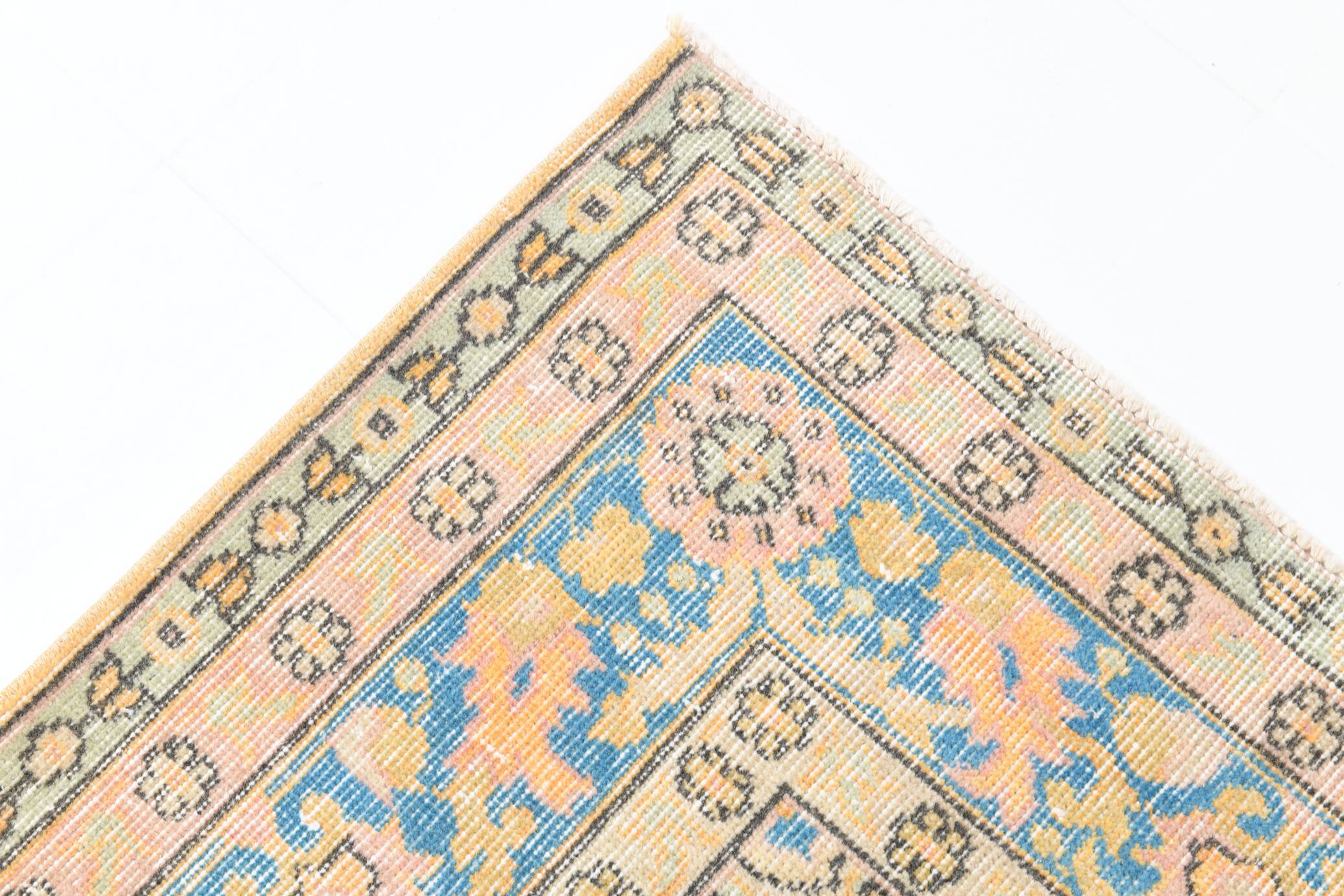 7x11 Classic Blue Persian Rug,222x330Cm