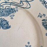 Set of 5 Flat Plates Sarreguemines Model Royat