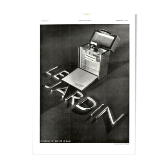 Affiche vintage années 30 Caron parfum