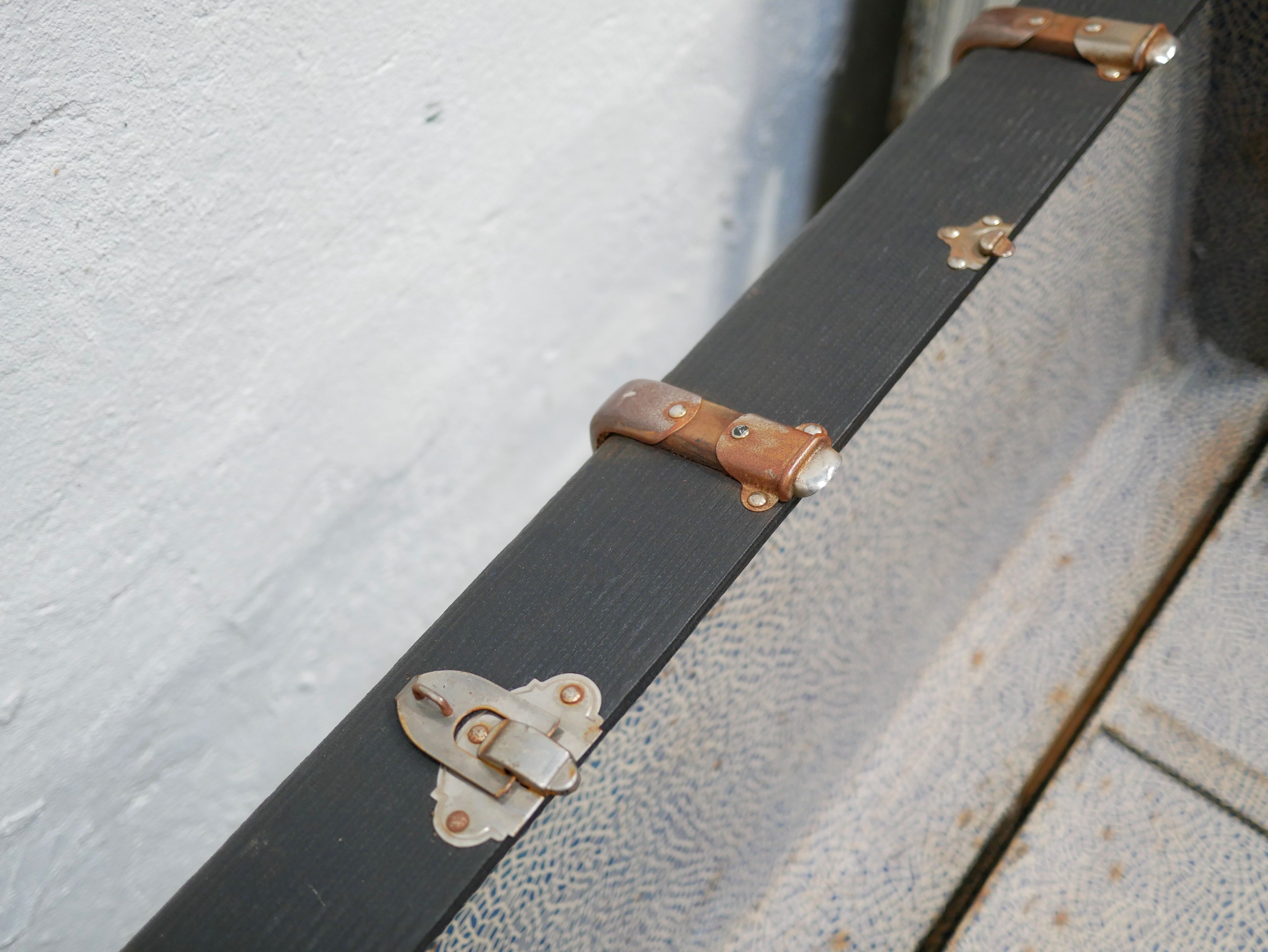 Vintage suitcase storage trunk