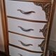 Commode wardrobe art deco pink