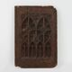 Late Gothic carved oak relief panel, France 15th century