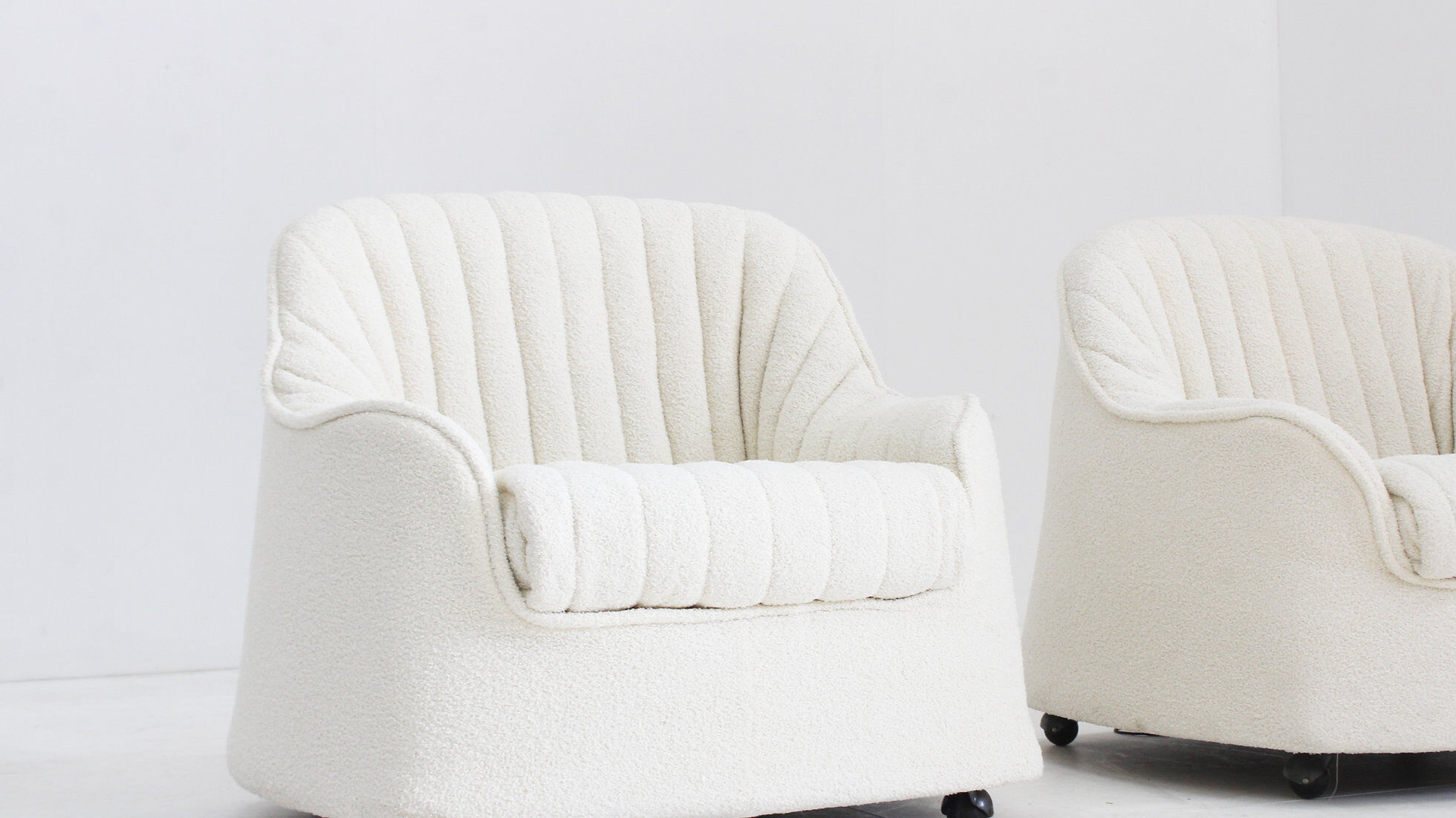 Set of Ciprea armchairs by Afra and Tobia Scarpa for Cassina, 1960s