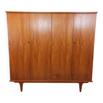 Armoire vintage style scandinave en teck des années 60