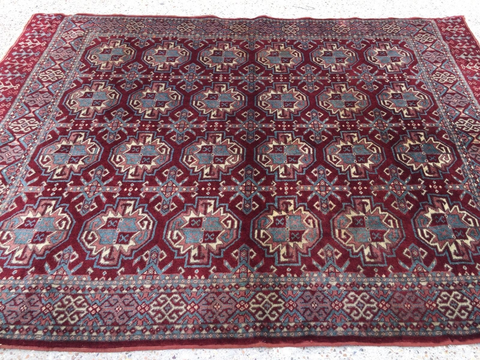 Turkish double sided Rug vegetable dye 175x132cm