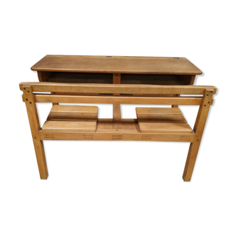 High-end double school desk