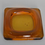 Empty amber glass pocket