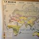 Old geography solar map 1960