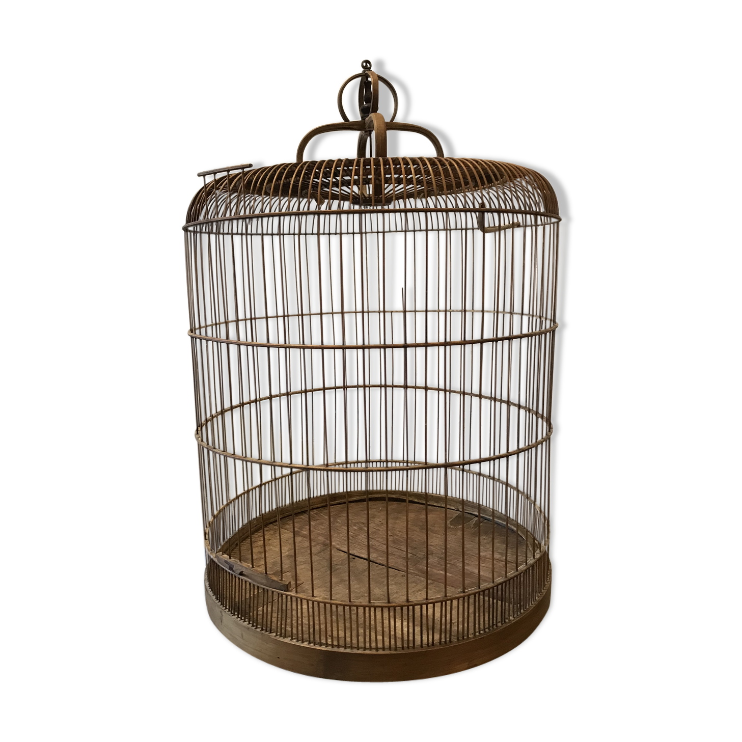 Birdcage old bamboo 70cm