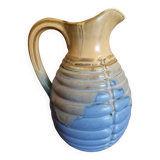 Pichet vintage en grès de Mont-Genlier Revol Ste-Uze 1L