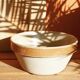 Salad bowl old stoneware bowl