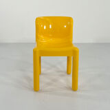 Yellow chair model 4875 by Carlo Bartoli for Kartell, 1970