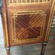 Louis XVI style chest of drawers, spinning top legs - transition style marquetry