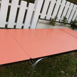Formica table orange