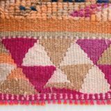 Pink Orange Vintage Runner Rug 95x363Cm SK 18096