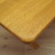 Table à manger en chêne massif, design danois, années 1960