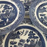 6 Churchill dessert plates made in England