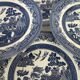 6 Churchill dessert plates made in England
