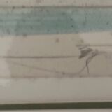 Painting: Lithograph - Place St Michel in Paris