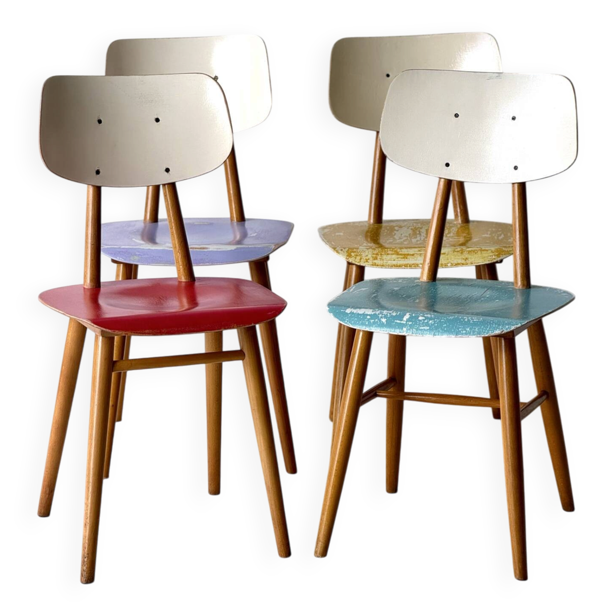 Chaises Bistro TON, années 1960