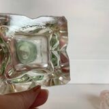 Sel et poivre verre moulé à facettes