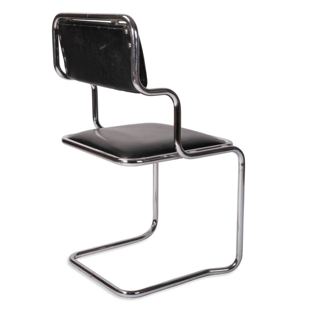 Tubular chair by Ladislav Vrátník for the Mánes Exhibition Hall