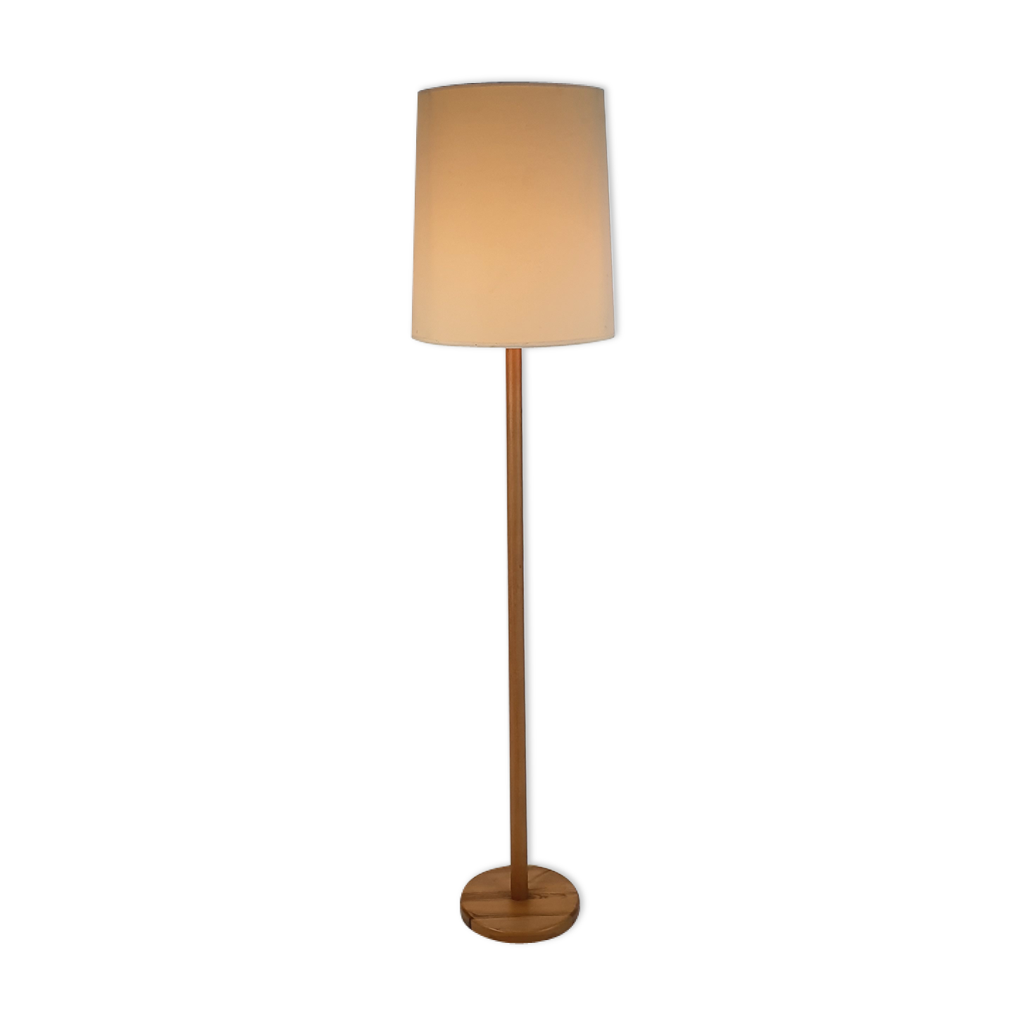 Vintage Pine Floorlamp, 1970s